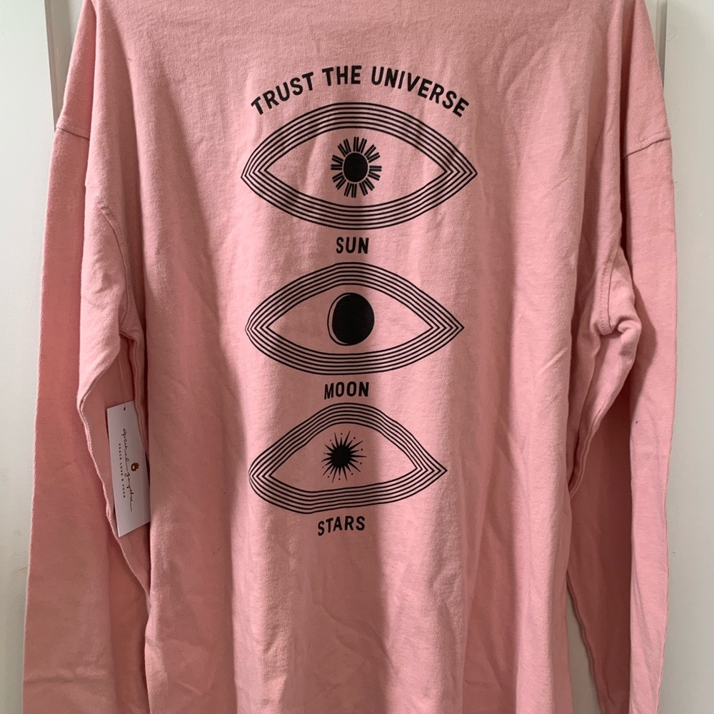 Spiritual Gangster Pink Long Sleeve Tee